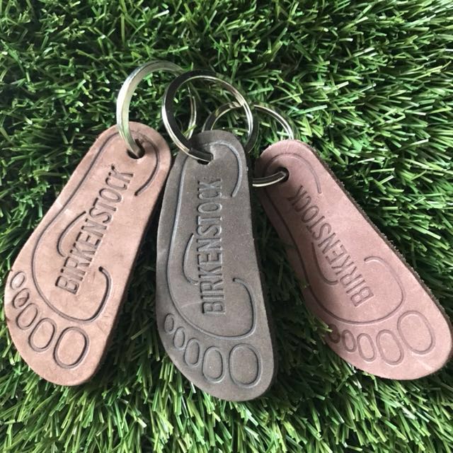 Mini birkenstock new arrivals keychain