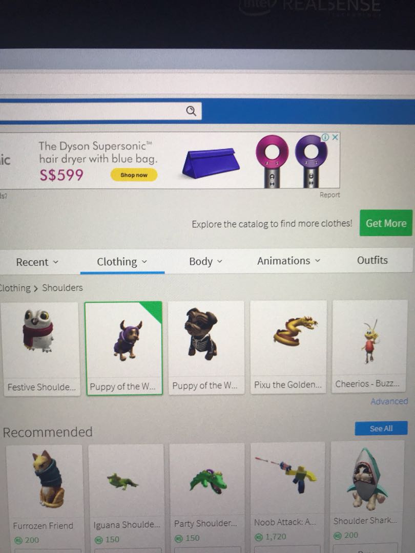 Roblox Account Toys Games Video Gaming Video Games On Carousell - iguana shoulder friend roblox roblox catalog roblox
