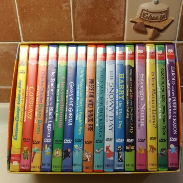 Kids Children's Scholastic Video Collection DVD 100 storybook classic ...