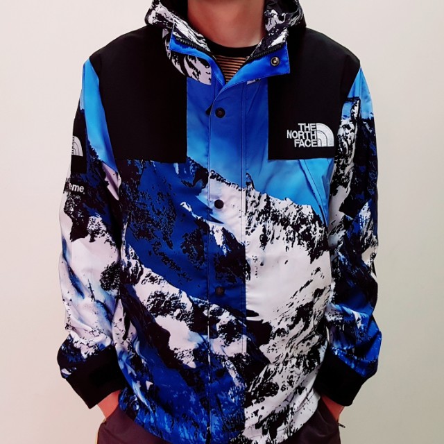 Supreme 和The North Face 聯名, TNF Mountain Parka 雪山 衝鋒薄款風衣外套