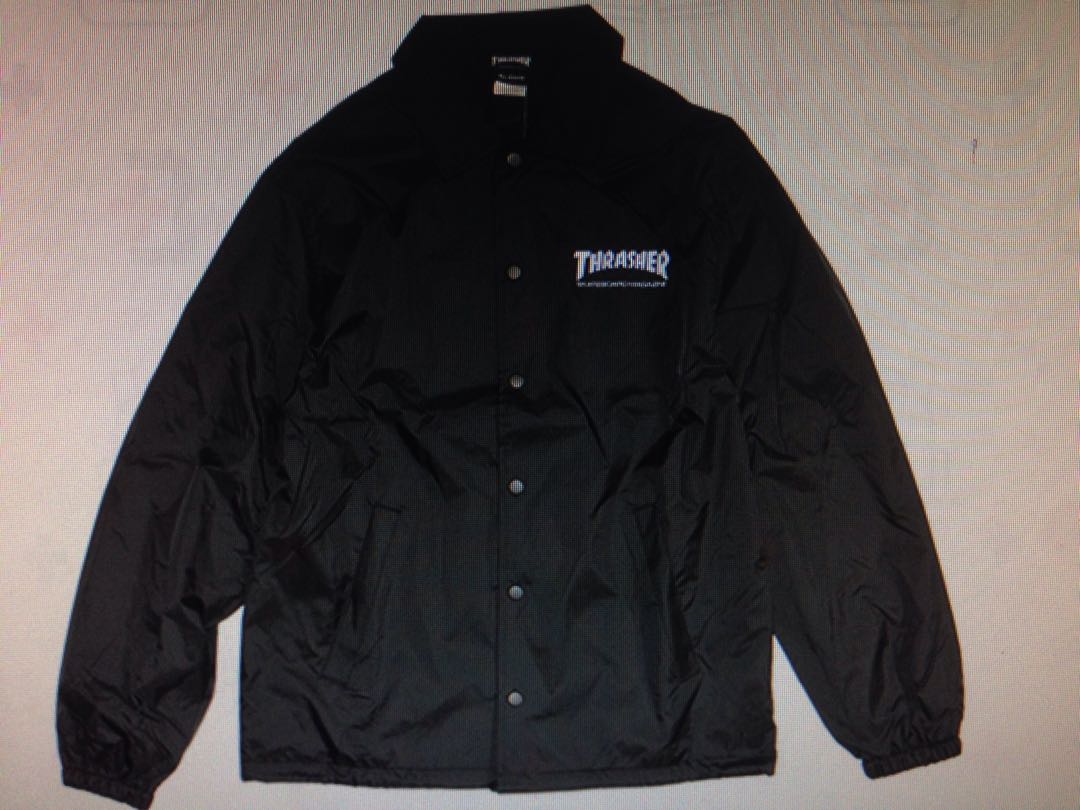 Thrasher coach jacket black cheap