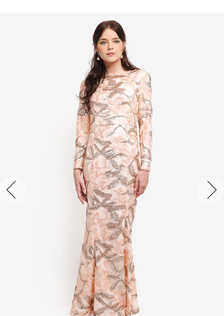 Zalia Embellished Mermaid Dress