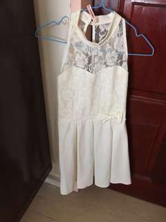 White lace Dress