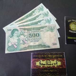 500 rupiah seri konde