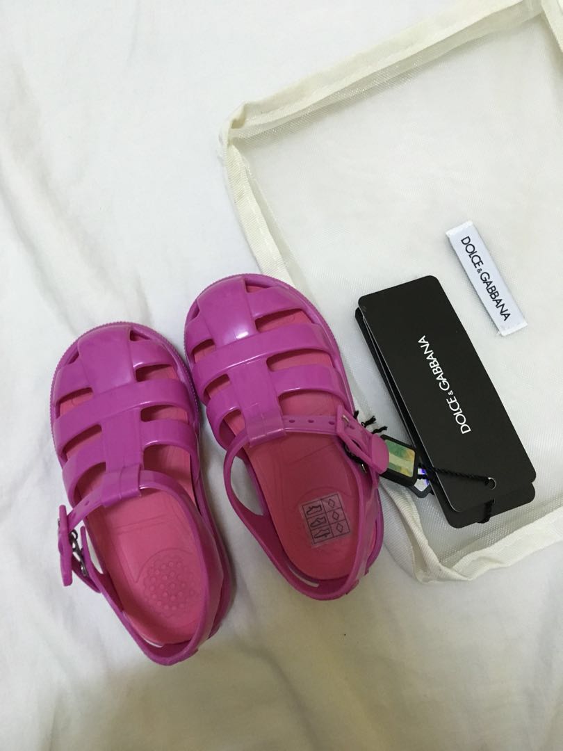 d&g baby jelly sandals