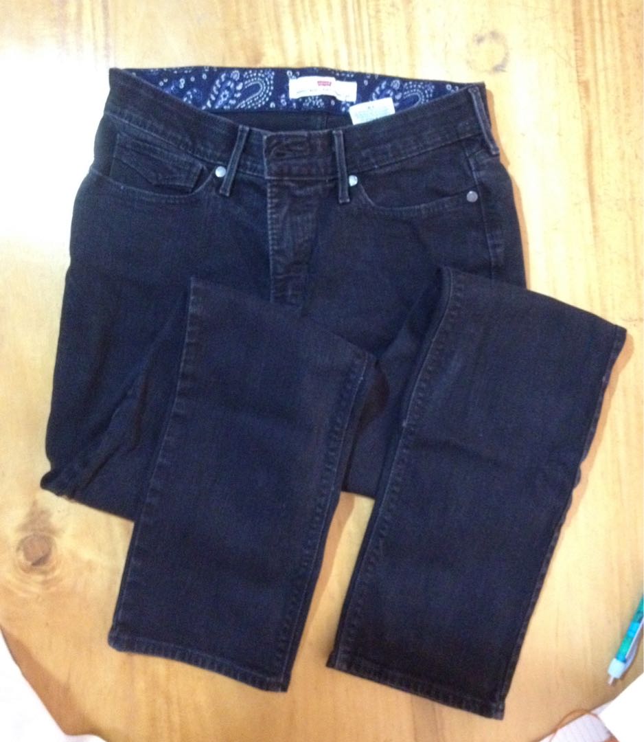 straight cut maong pants