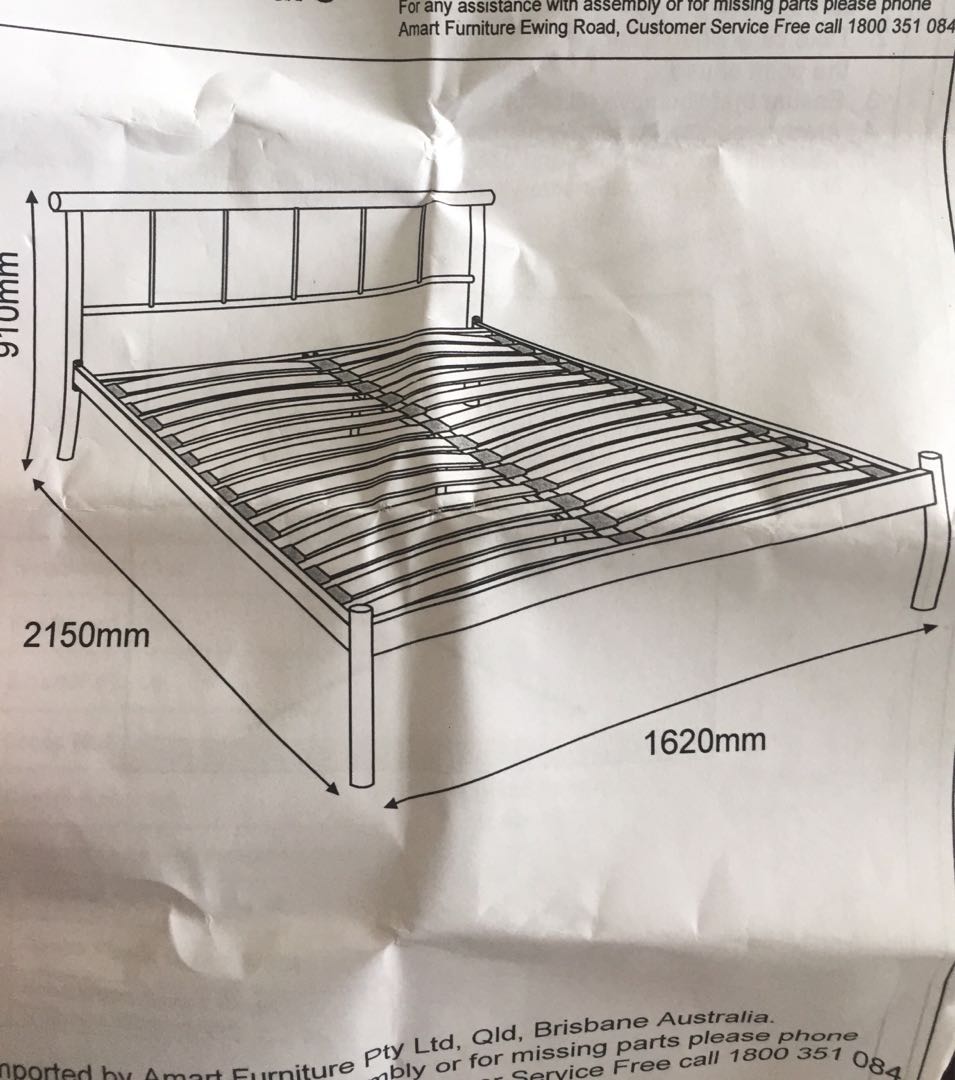 Brand new Olivia Queen Bed with mattress, Home & Furniture, Others on
