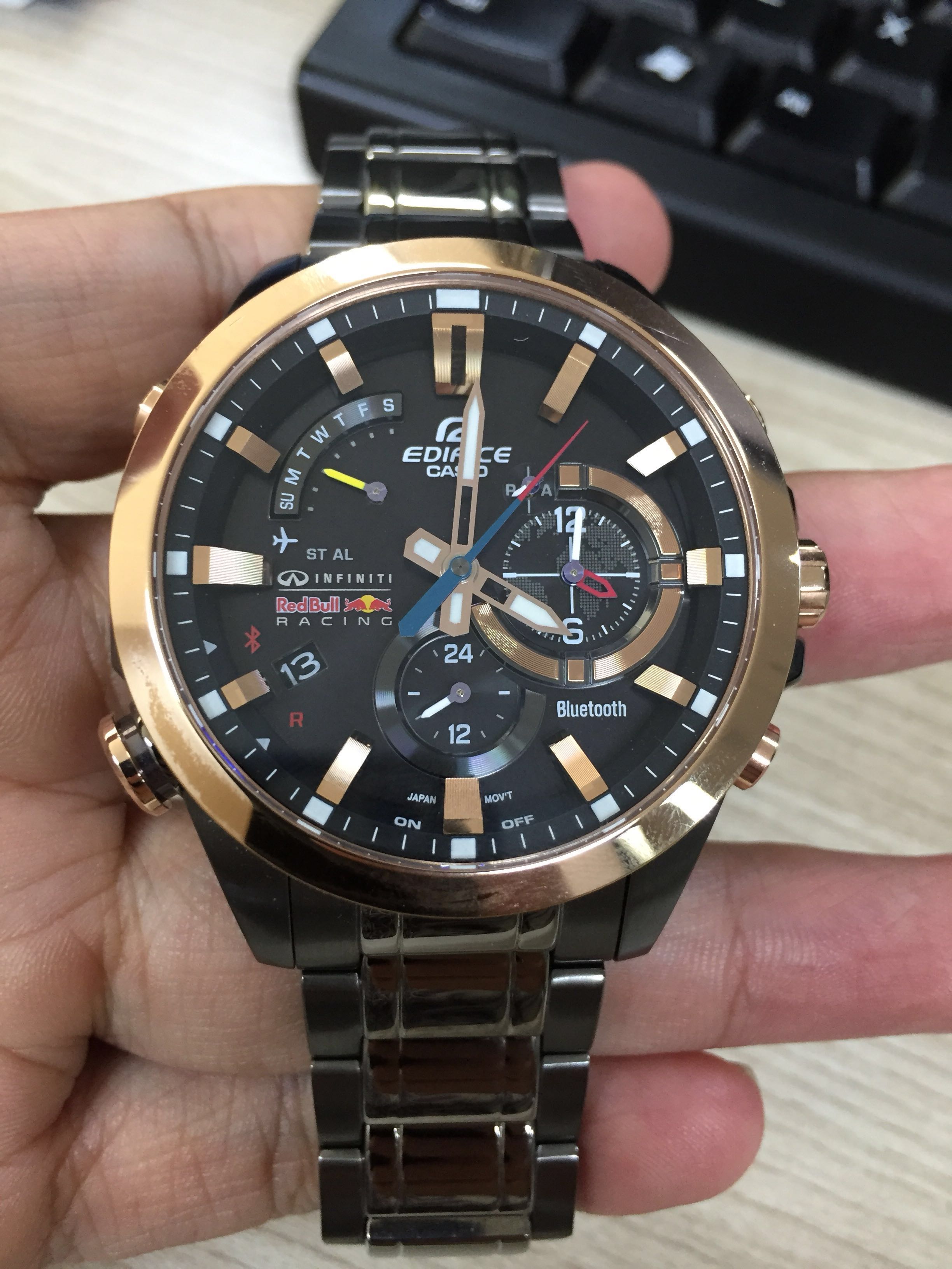 Casio Edifice Red Bull Racing Limited Edition Fesyen Pria Jam Tangan Di Carousell