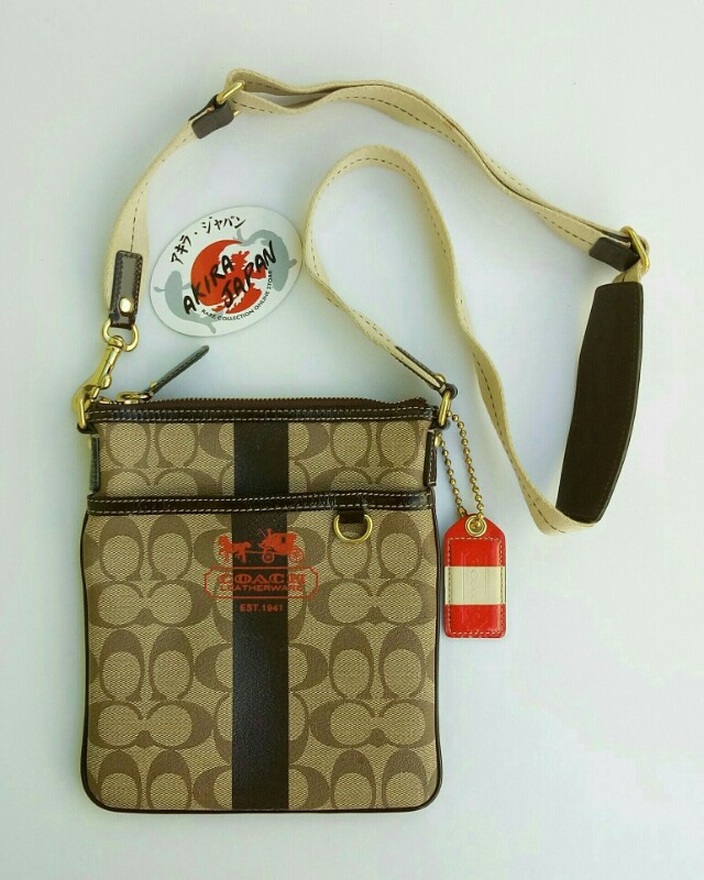 coach monogram sling bag