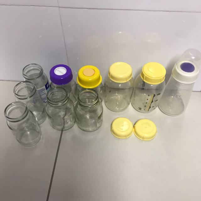 Glass bottles medela pigeon