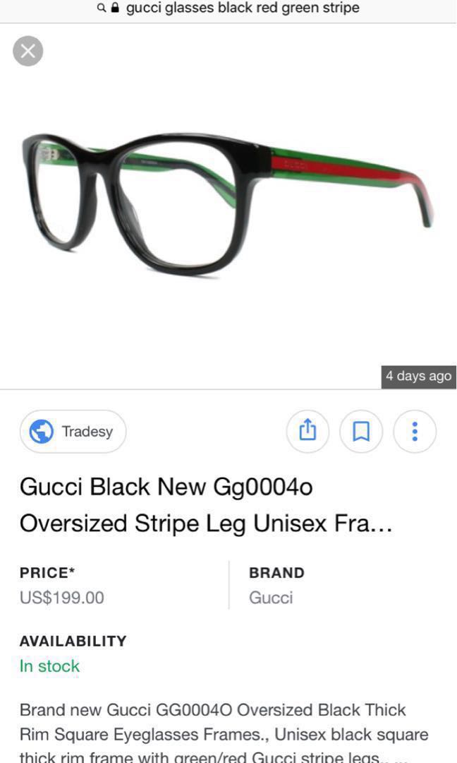 gucci eyeglass frames 2018