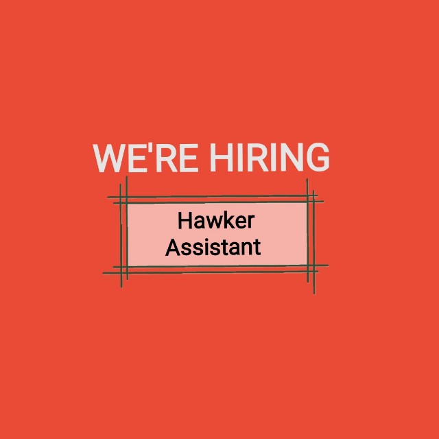 Hawker Assistant, Jobs, Hospitality, F&B on Carousell