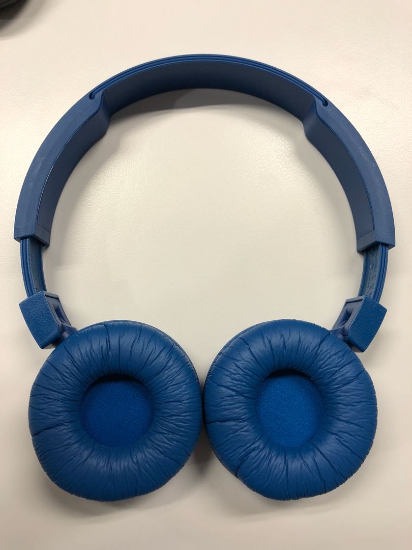 JBL T450BT Bluetooth Wireless On Ear Headphones Blue Audio Headphones Headsets on Carousell
