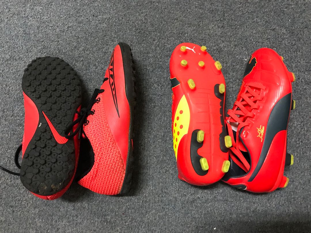 Junior soccer boots for sale (used), Sports Equipment, Sports & Games