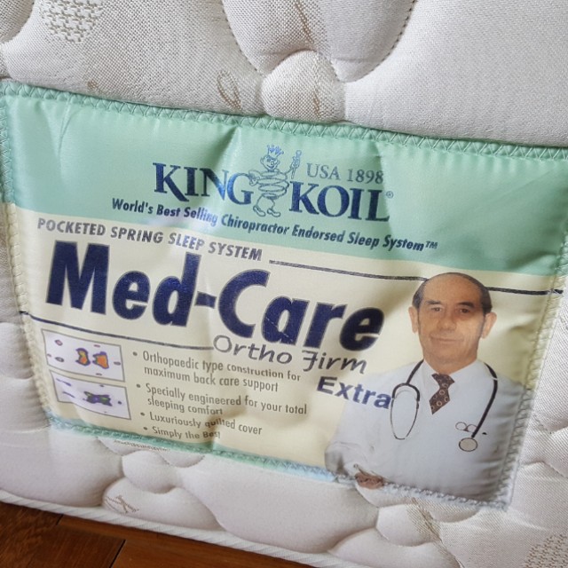 King koil med top care ortho firm