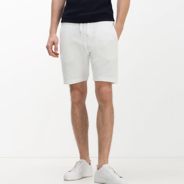 white shorts zara