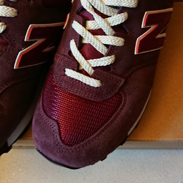New Balance 575 Burgundy Suede Sport Shoes Made in England 1900