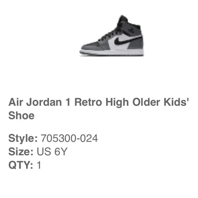 older kids air jordan 1