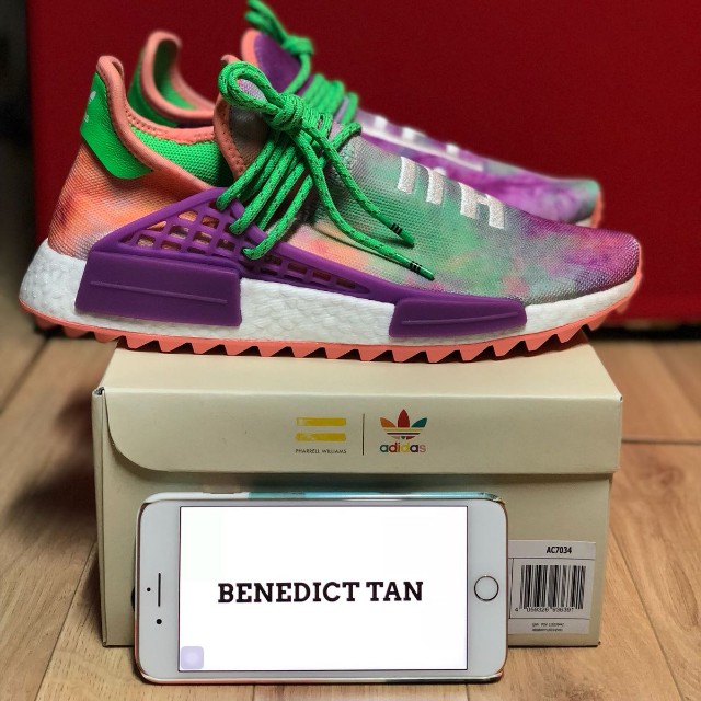 Adidas human race chalk coral hotsell