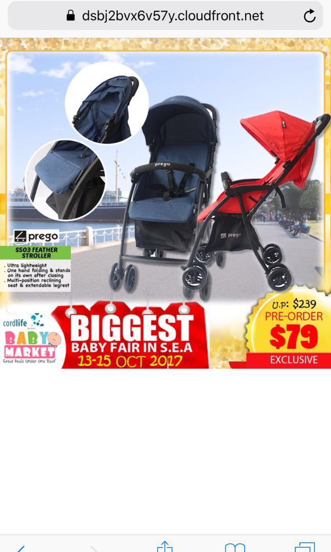 prego s503 stroller review