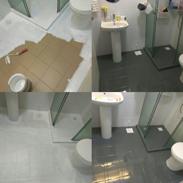 Pu Paint For Toilets Wall Tiles And Floors Home