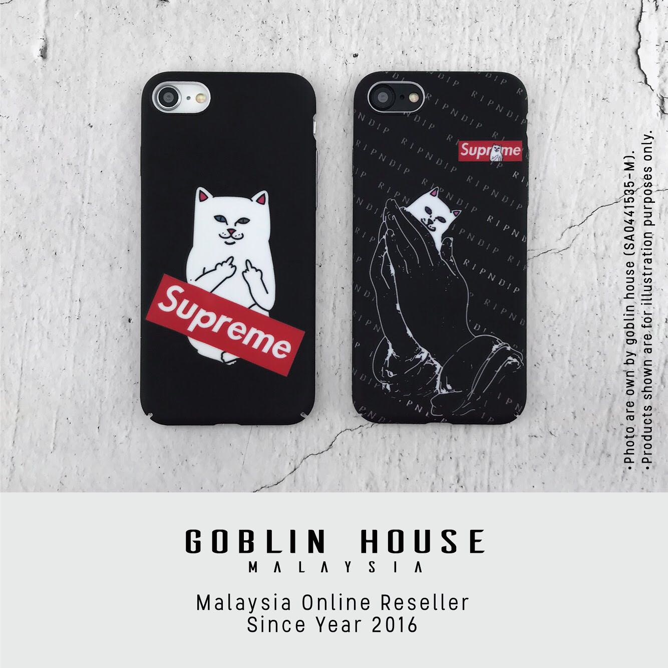 Ripndip X Supreme Iphone Case Mobile Phones Tablets Mobile Tablet Accessories Cases Sleeves On Carousell