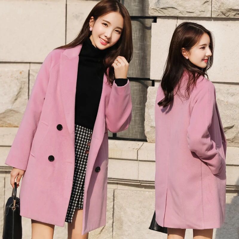 korean long jacket female