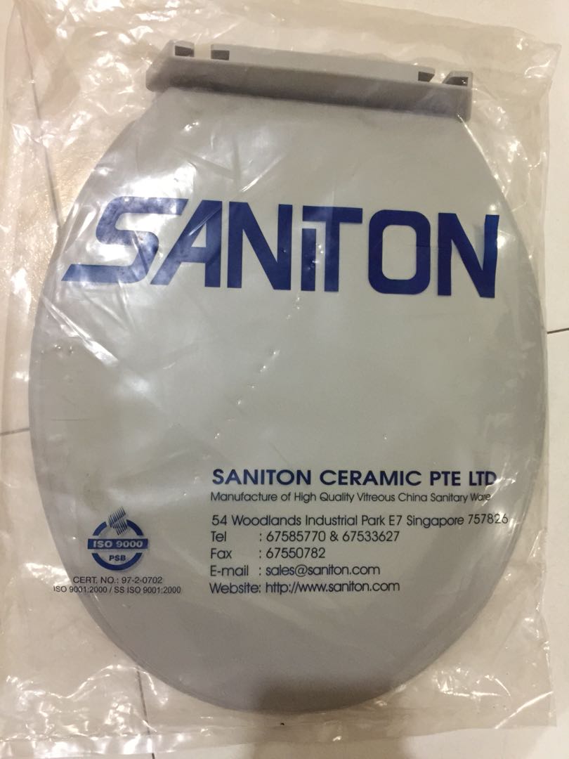 Saniton toilet bowl seat cover, Home Appliances on Carousell