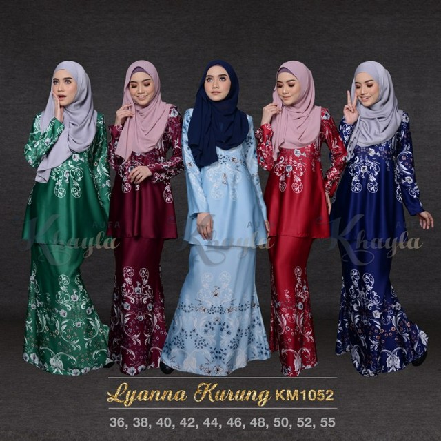 Size 36 55 Lyanna Baju Kurung Raya 2018 Plussize Hantaran Casual Fashion Cheap Murah 1052 Muslimah Fashion Two Piece On Carousell
