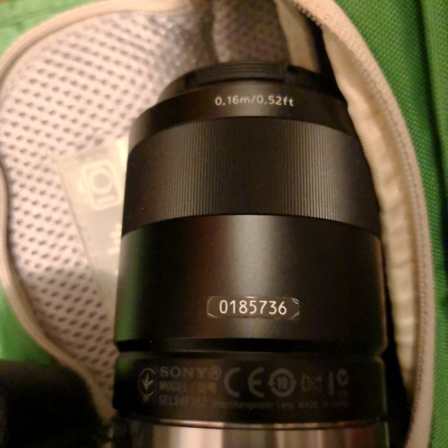 Sony SEL24F18Z Zeiss Sonnar T* E 24mm F1.8. 8 ZA, 攝影器材, 鏡頭及 