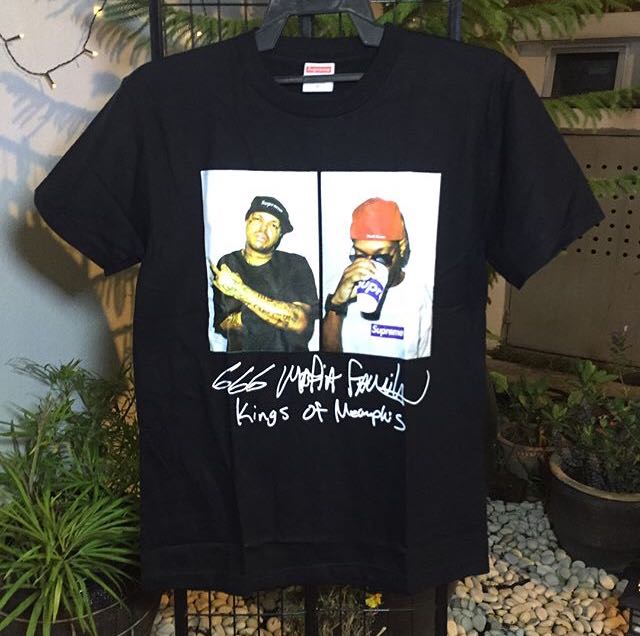 SUPREME 666 MAFIA Tee T Shirt In White Size M Kings