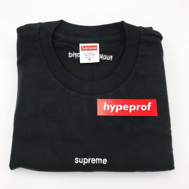 Supreme ftw shop tee black