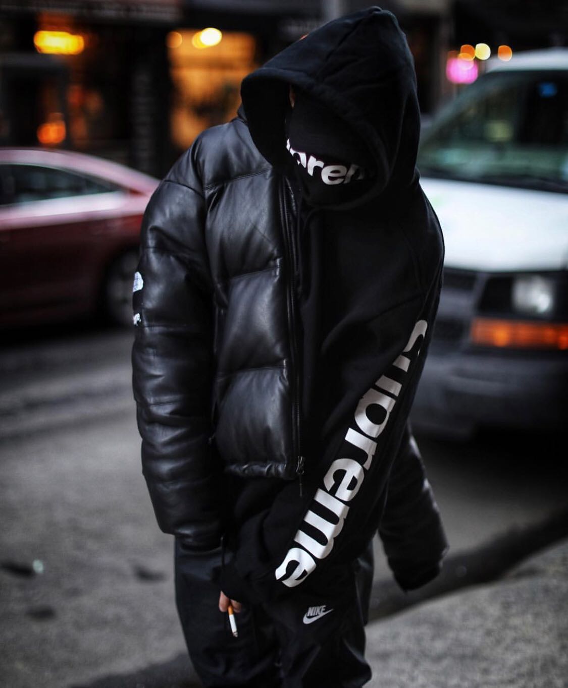 supreme hooded sideline jacket