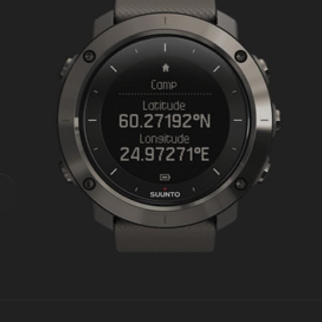 Suunto Traverse Graphite GPS Outdoor Watch Mobile Phones Gadgets Wearables Smart Watches on Carousell