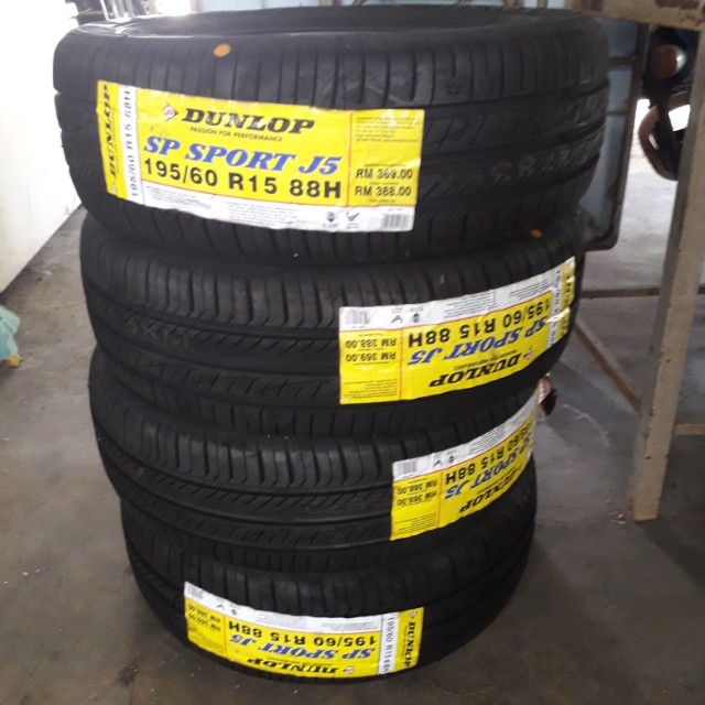 Tayar Dunlop Baru Auto Accessories On Carousell