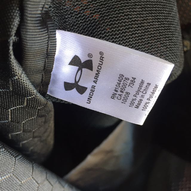 under armour rn 104409 ca 50076