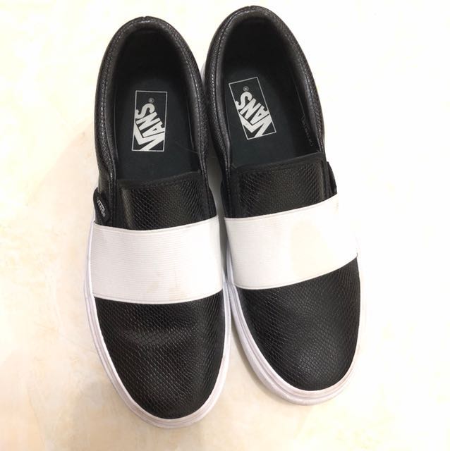 Vans snake skin platform shoes women