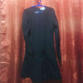 Black Long Sleeves Dresss