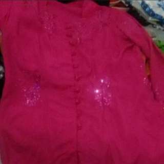 Kebaya pink manik #mauthr