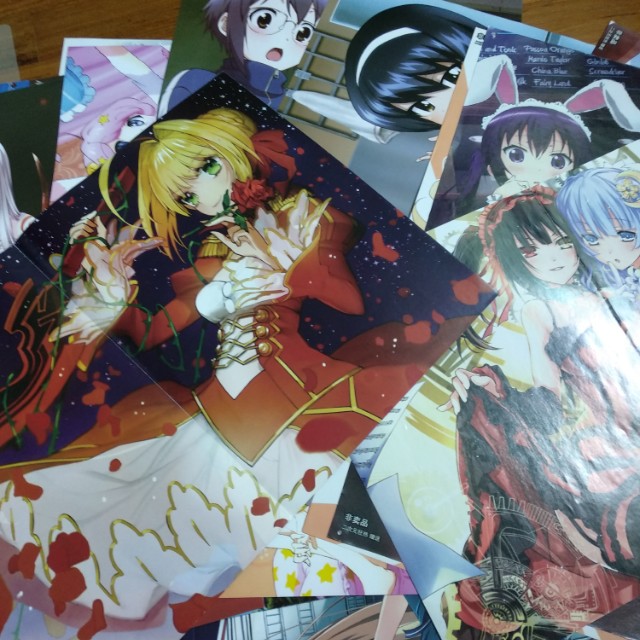 A3 Anime Posters, Hobbies & Toys, Memorabilia & Collectibles, Fan 