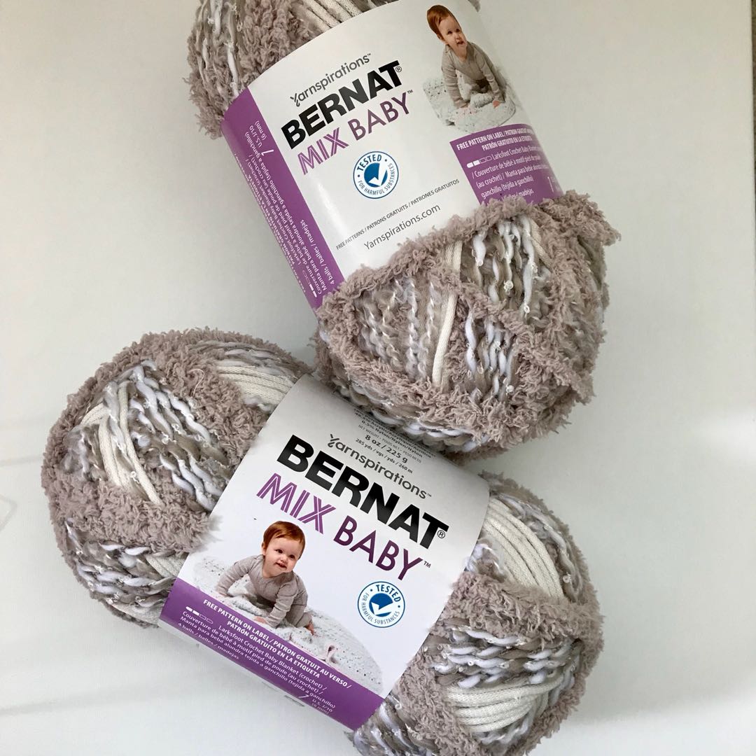 Bernat mix baby top