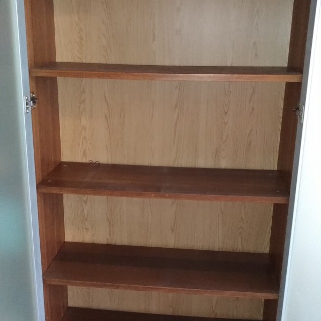 Billy bookcase with frosted door, Furniture & Home Living, Furniture