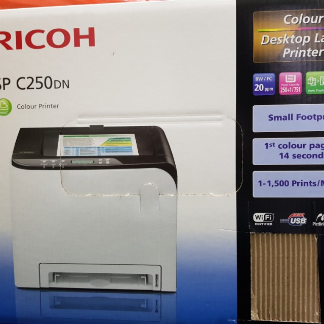 BNIB RICOH Colour Laser Printer, Computers & Tech, Printers, Scanners