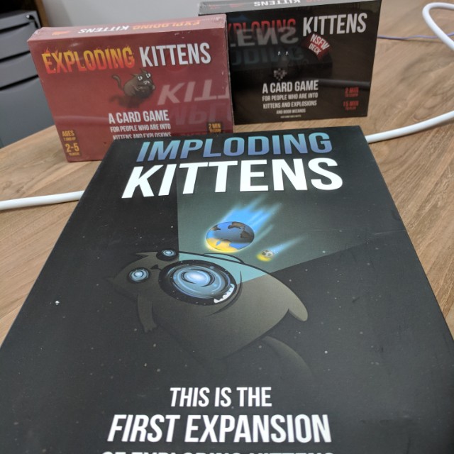Exploding Kittens Nsfw Imploding Kittens Toys Games Board