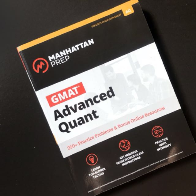 Gmat Advanced Quant Manhattan Prep Textbooks On Carousell