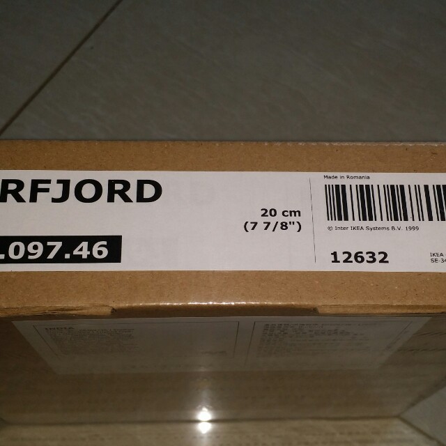 Ikea BURFJORD 20cm bed frame legs wood screw, Furniture & Home Living