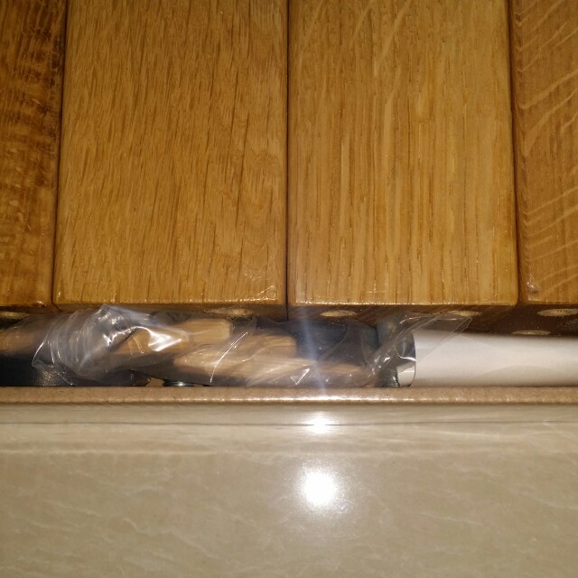 Ikea BURFJORD 20cm bed frame legs wood screw, Furniture & Home Living