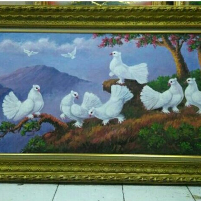 Lukisan Burung Merpati Putih Property For Sale On Carousell
