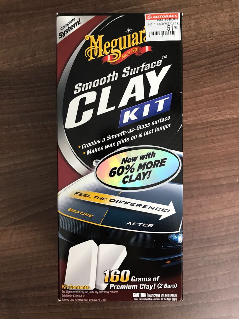 Meguiar S Smooth Surface Clay Kit Car Accessories On Carousell