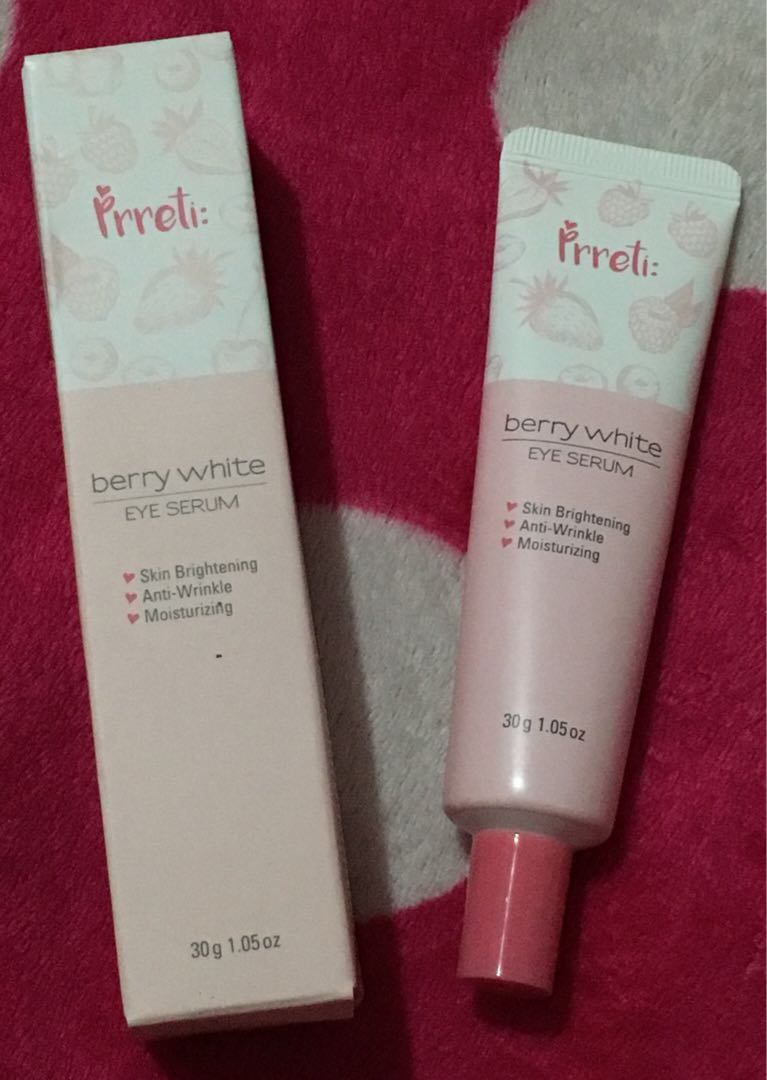 prreti berry white eye serum